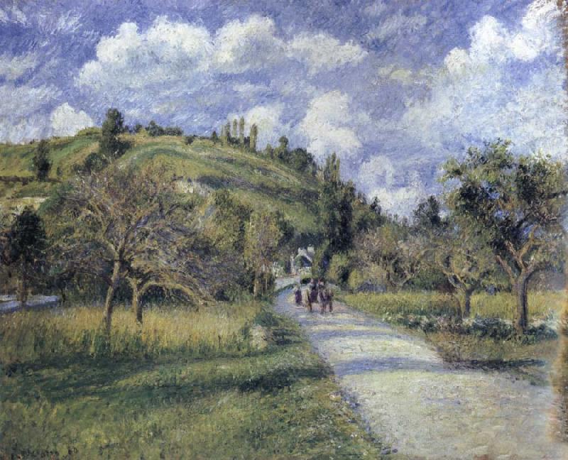 Camille Pissarro The highway Germany oil painting art